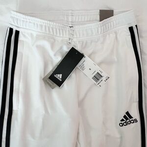 Adidas Men’s Jogging Pants, White, Size Small — New With Tags